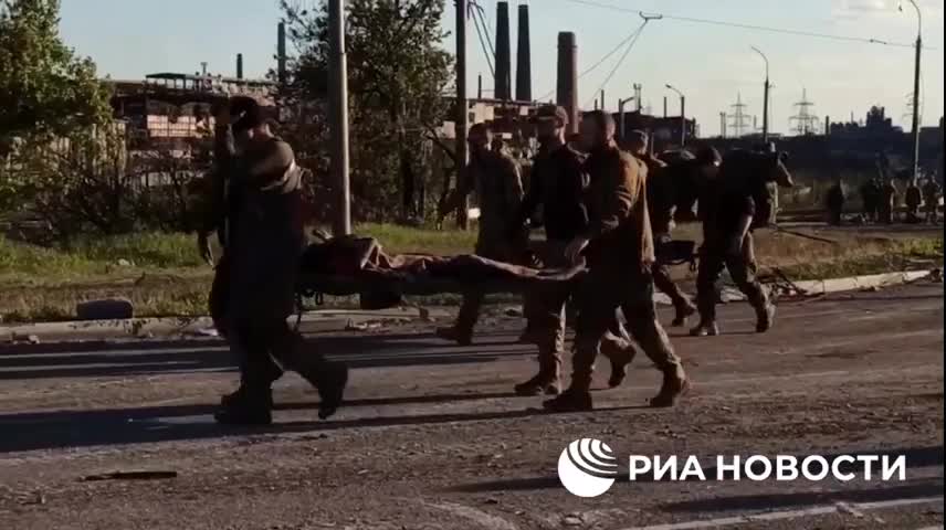 Surrender of 265 militants from Azovstal