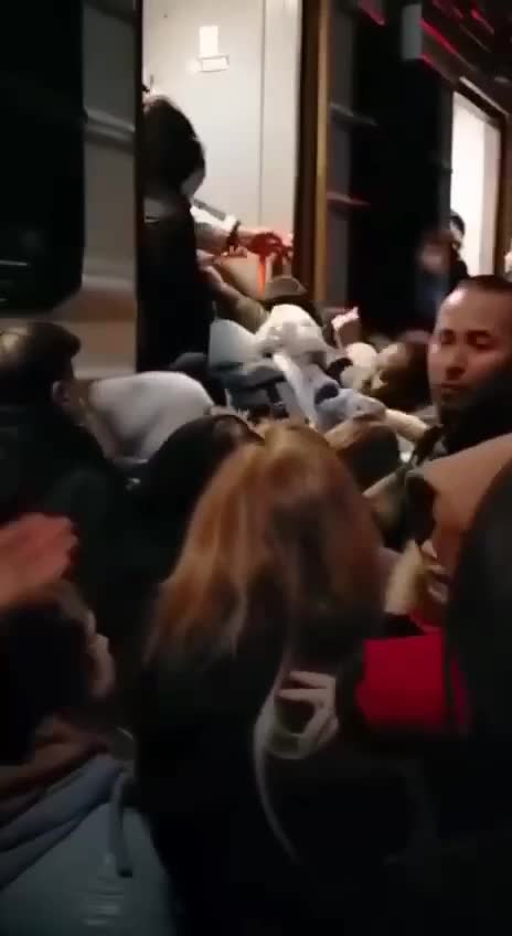 One of the evacuation trains to the west of Ukraine to the border with Poland.