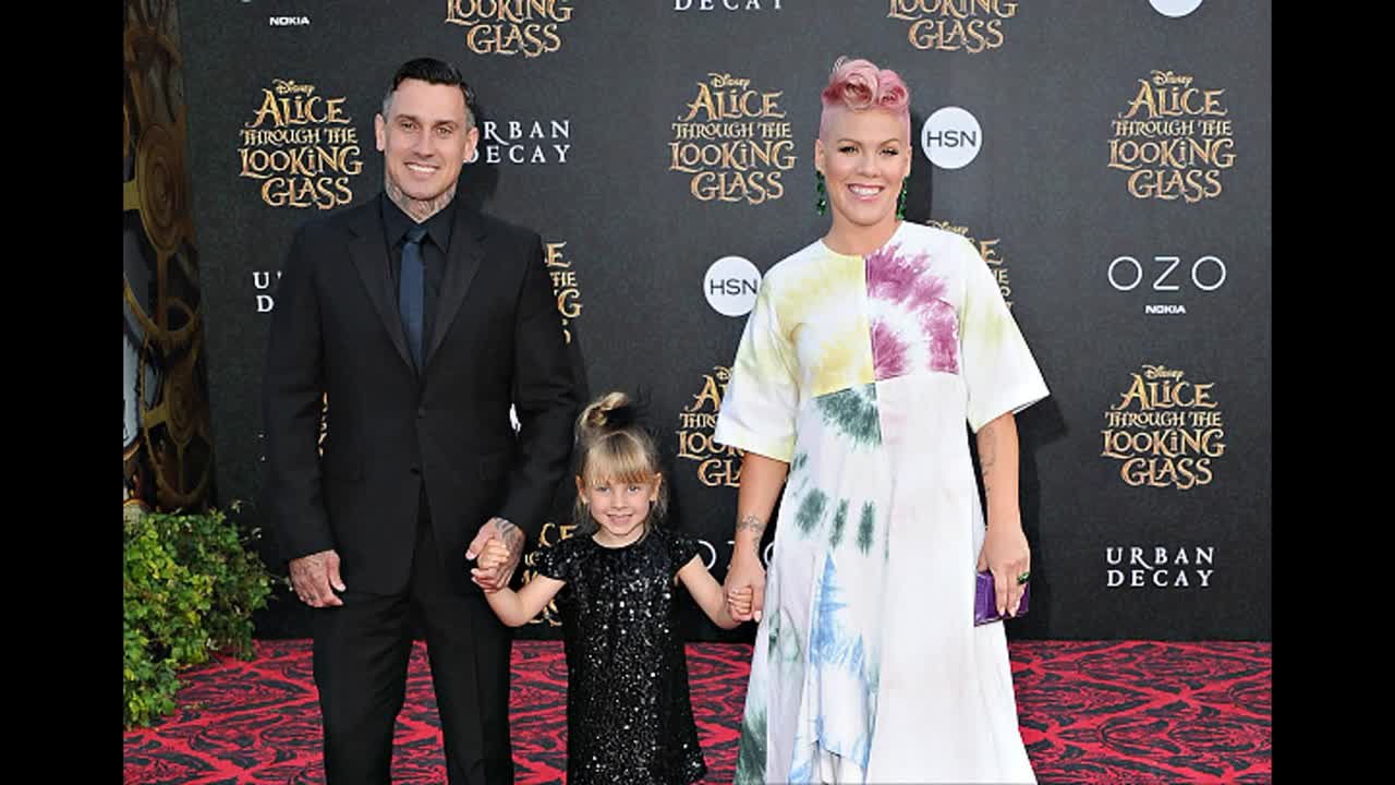 Pink (singer) and her husband Carey Hart