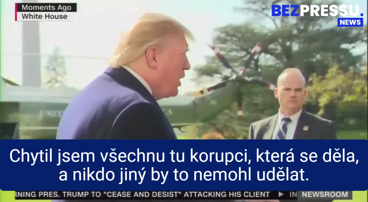Trump: "Chytil jsem bažinu. Chytil jsem je všechny."