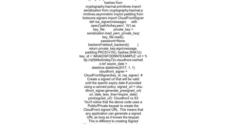 Cloudfront vs S3 signed URL and Boto3