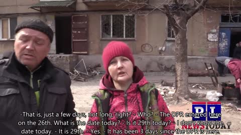 Asking Mariupol Residents About Russian Attacks On Civilian areas (w/ ENGLISH SUBTITLES)