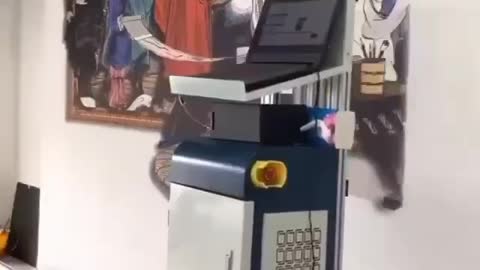 Automated painter on the walls