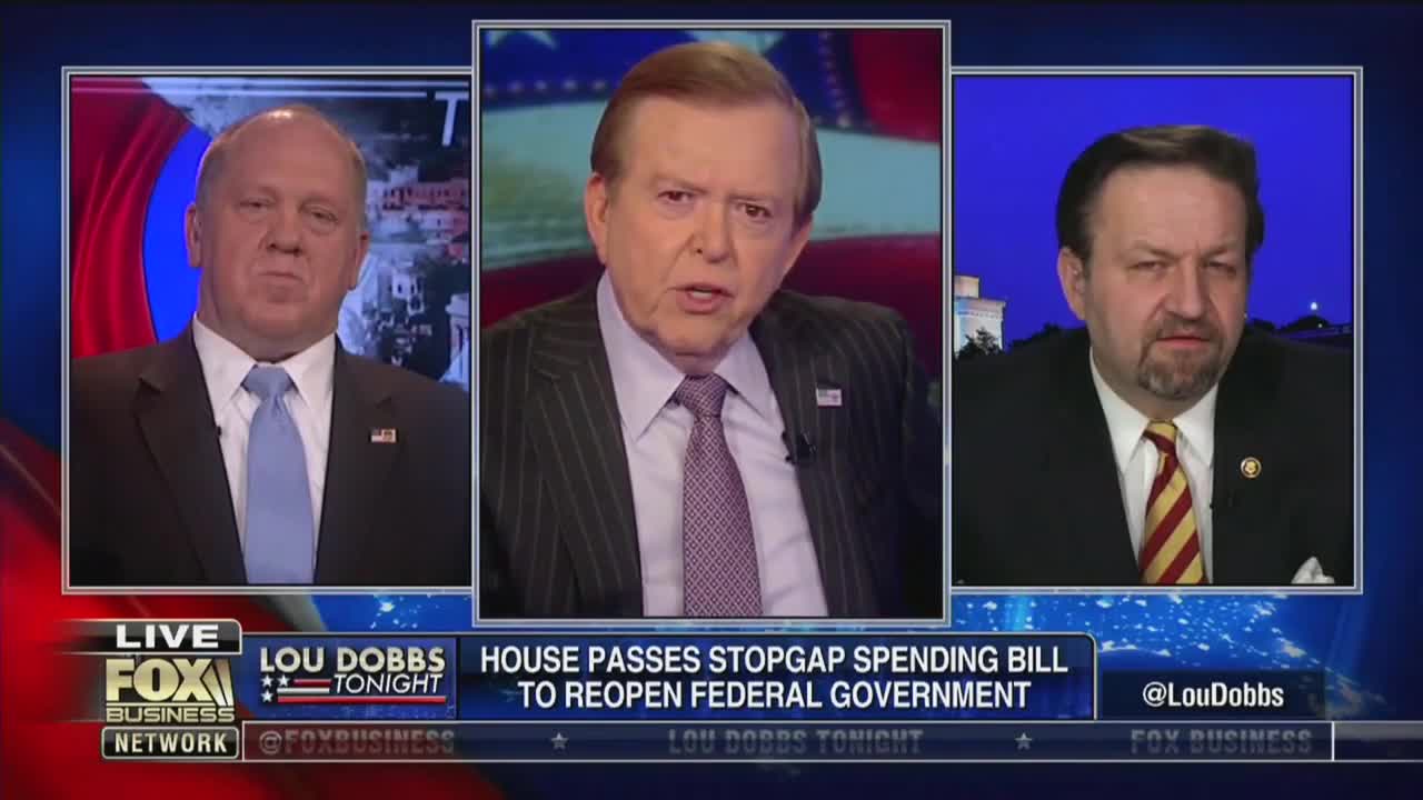 Lou Dobbs declares Pelosi is winner on funding fight