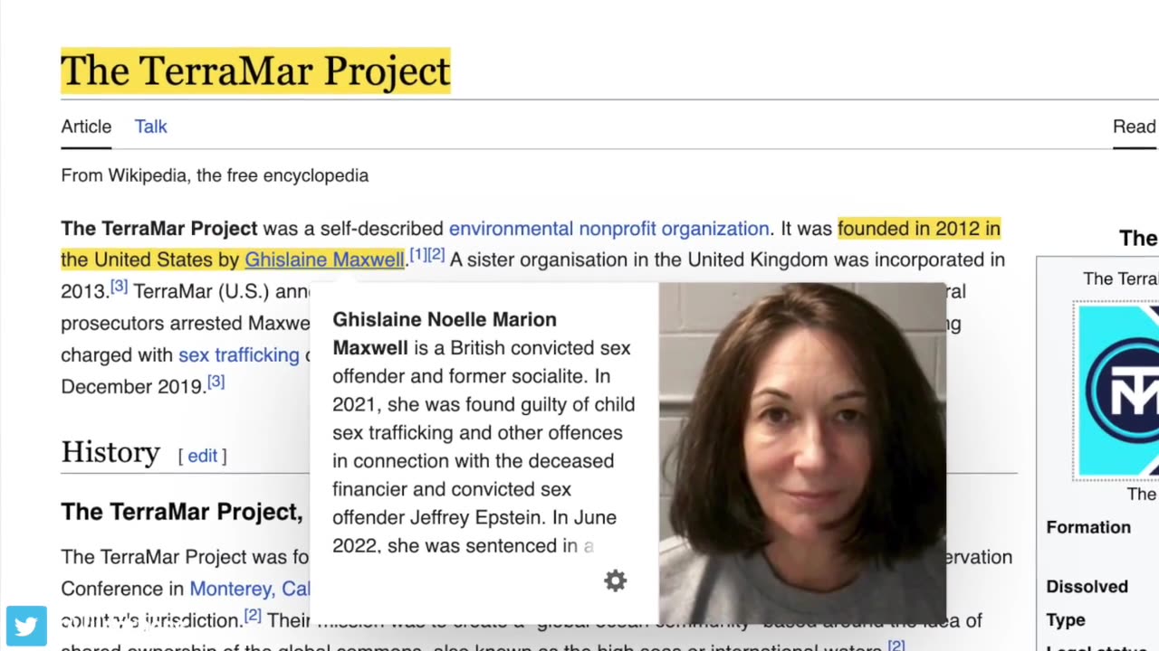 Ghislaines Maxwell Twitter Account