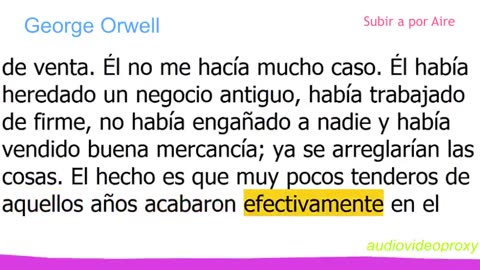 George Orwell - Subir a por Aire 1/2