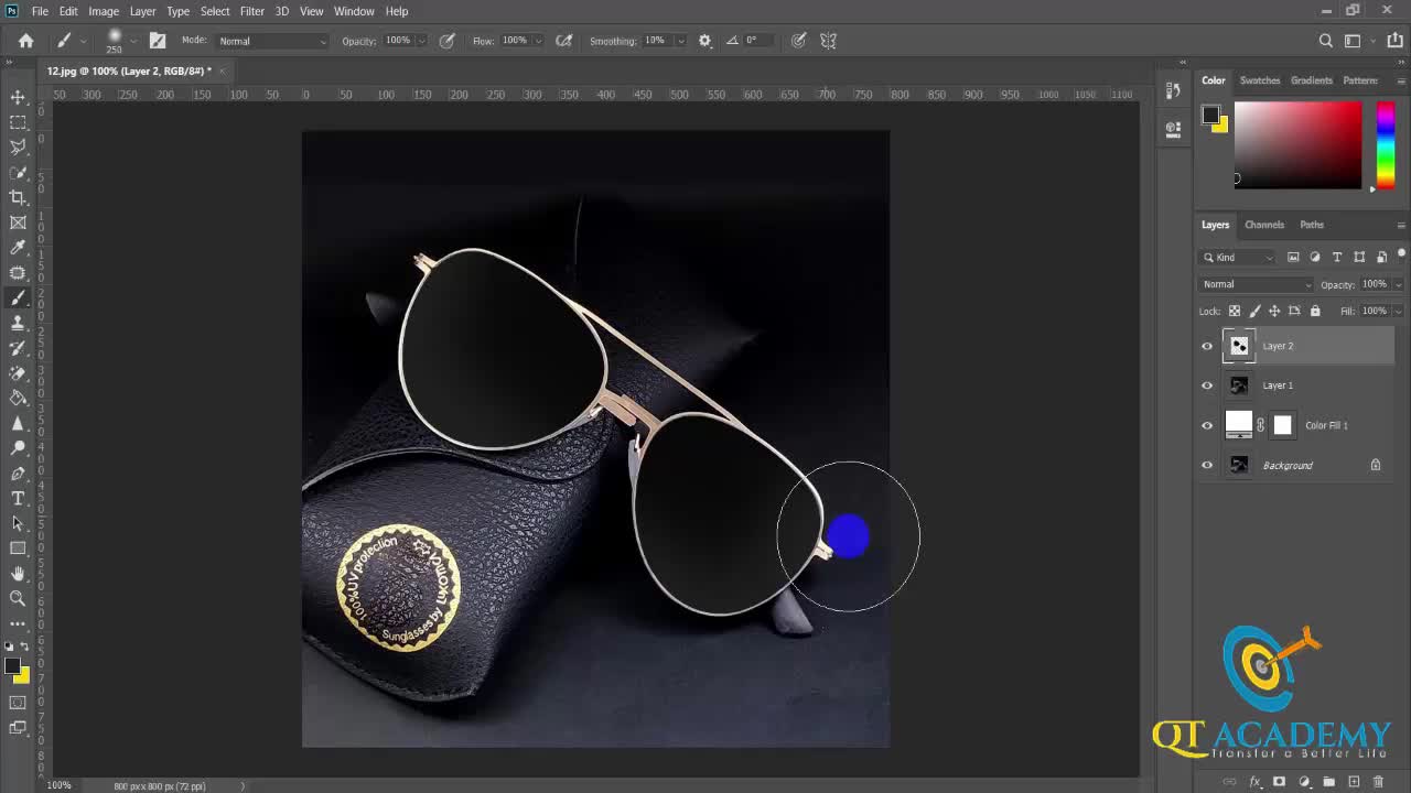 22. Glass Reflection Retouch