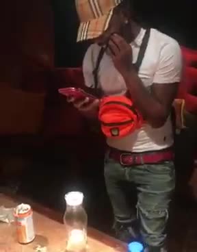 Popcaan dancing 🕺🏿In the studio in Jamaica 🇯🇲