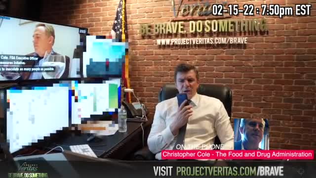 FDA Exec Christopher Cole responds to agency's official statement in interview with James O'Keefe