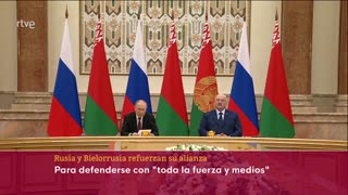 RUSIA - BIELORRUSIA: PUTIN y LUKASHENKO firman un ACUERDO de GARANTÍAS de SEGURIDAD | RTVE Noticias