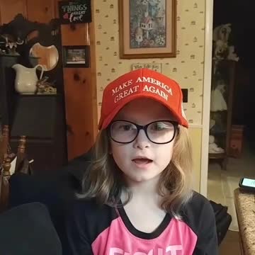 7 Year Old has Special Message for President Trump