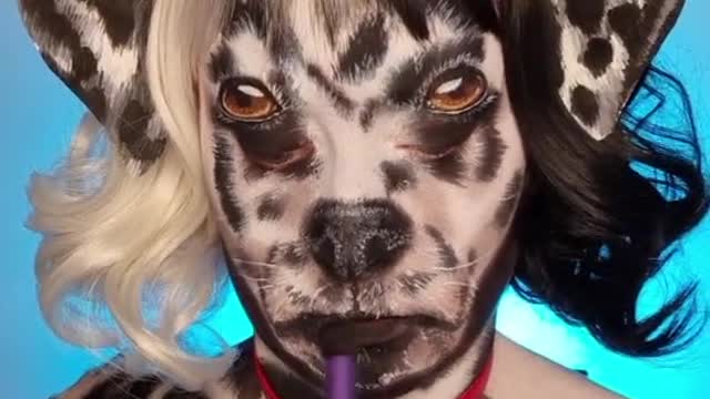 Ugly dog face