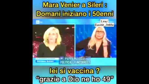 Cara Mara, vaccinati tu che a me viene da ridere ...