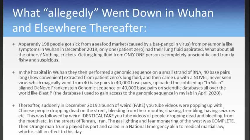 Dr. Poornima Wagh - The Scamdemic - Covid 19 - SARS COV2 the Virus that Never Existed