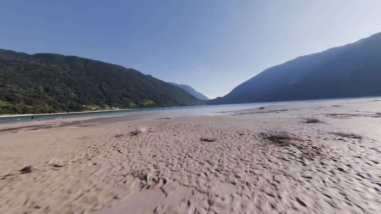 Drone captures amazing footage of maneuvering above dense trees