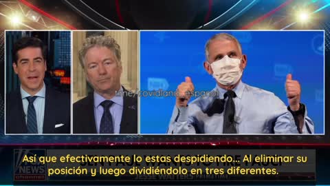 Rand Paul presentará una enmienda para eliminará la posición del Dr. Fauci.