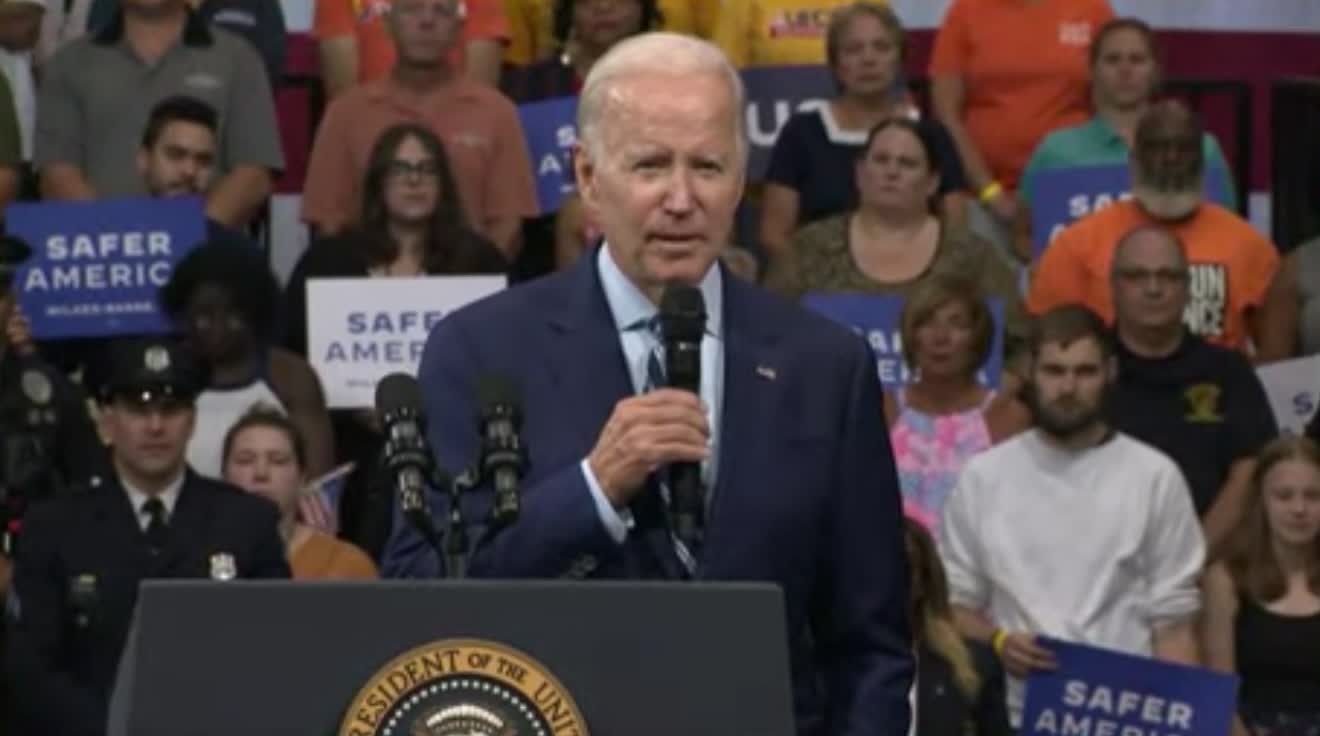 Biden: "Let me say this to my MAGA Republican friends in Congress: Don't tell me you support law enforcement if you won't condemn what happened on the 6th."