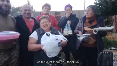 Sincerity and gratitude! This is how real liberators are met!