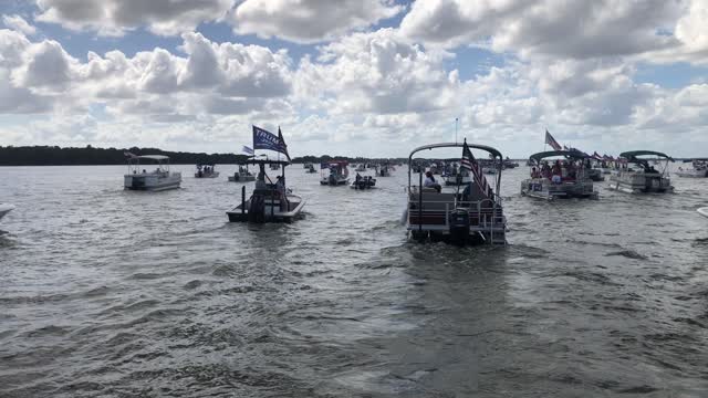 Trump Boat Parade Lake County Florida Freedom