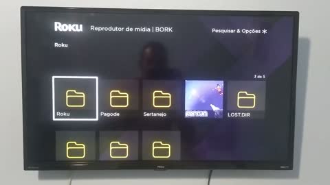 Como colocar arquivos no pen drive para reproduzir no Roku Media Player