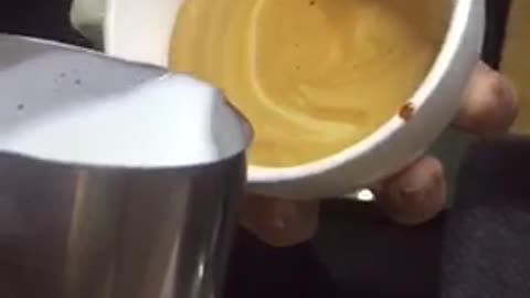 Beautiful latte art