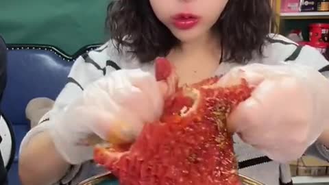 ASMR Mukbang Eating Show, ASMR Noodle Soup Eating Girls (10)