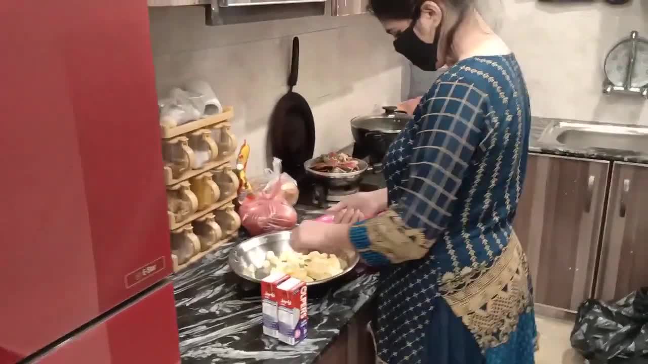 fruit chaat recipe making Sonia Khan vlog