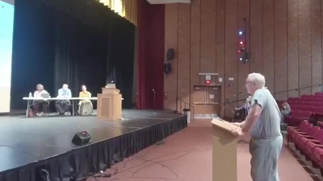 Dr. Jeffrey Horak Oct 11, 2021 Public Meeting