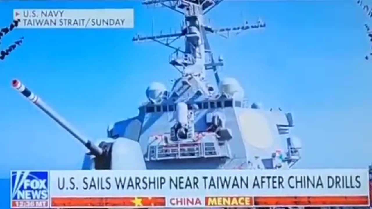 Watch this video closely! US Ships in Taiwan. Notice anything. See notes.