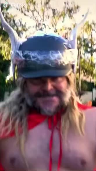 Jack black doing tik tok