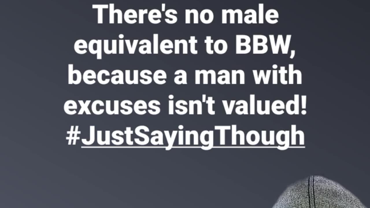 A male BBW?