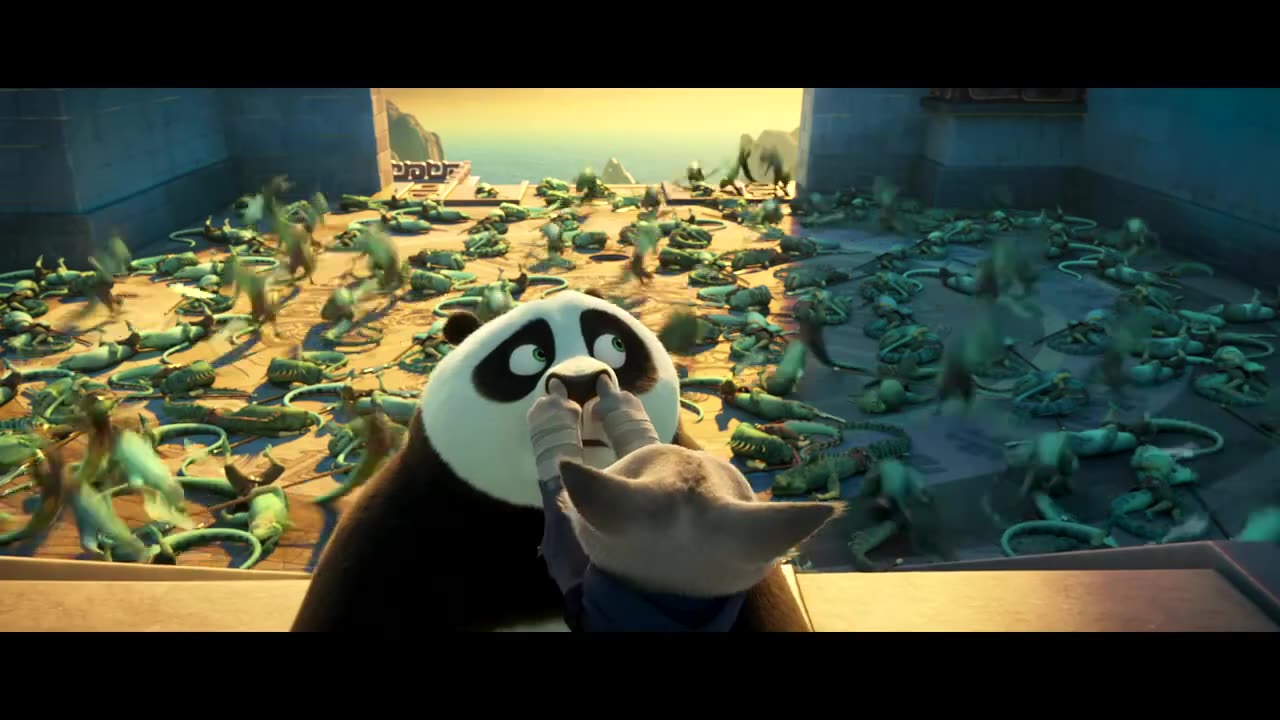 Kung Fu Panda 4 - Official Clip (2024) Jack Black, Awkwafina