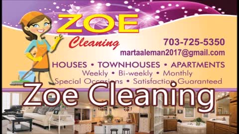 Zoe Cleaning - (703) 977-3038