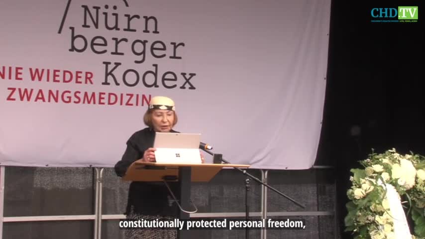 Vera Sharav: ‘Nuremberg Code Is Our Defense Against Abusive Experimentation’