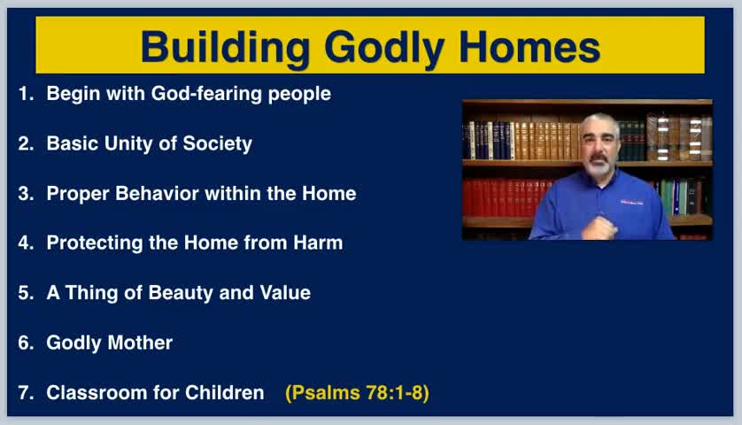 Building Our Homes With The Psalms