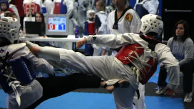 Rexx AAU TKD Sparring Camp 1-17-09 11 years old