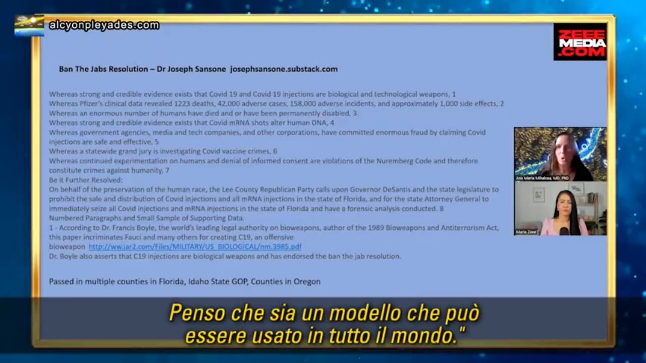 (11 OTTOBRE 2023) - “CON I VACCINI, L'ALIMENTAZIONE, GLI ANESTETICI, ETC., #STANNO IMMETTENDO... #'LA VITA ARTIFICIALE' NEGLI ESSERI UMANI!!”😱😱😱