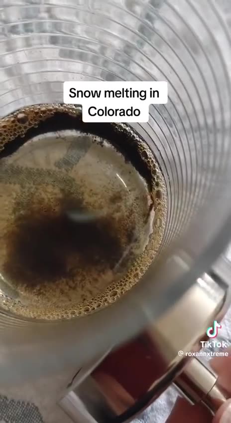 look what happens when this lady from colorado melts the snow