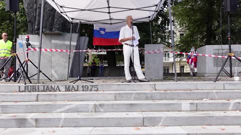 mag. Vladimir Pirnat, dr. med., spec. int. med., GLAS SRCA IN RAZUMA, 18. 9. 2021, Trg republike