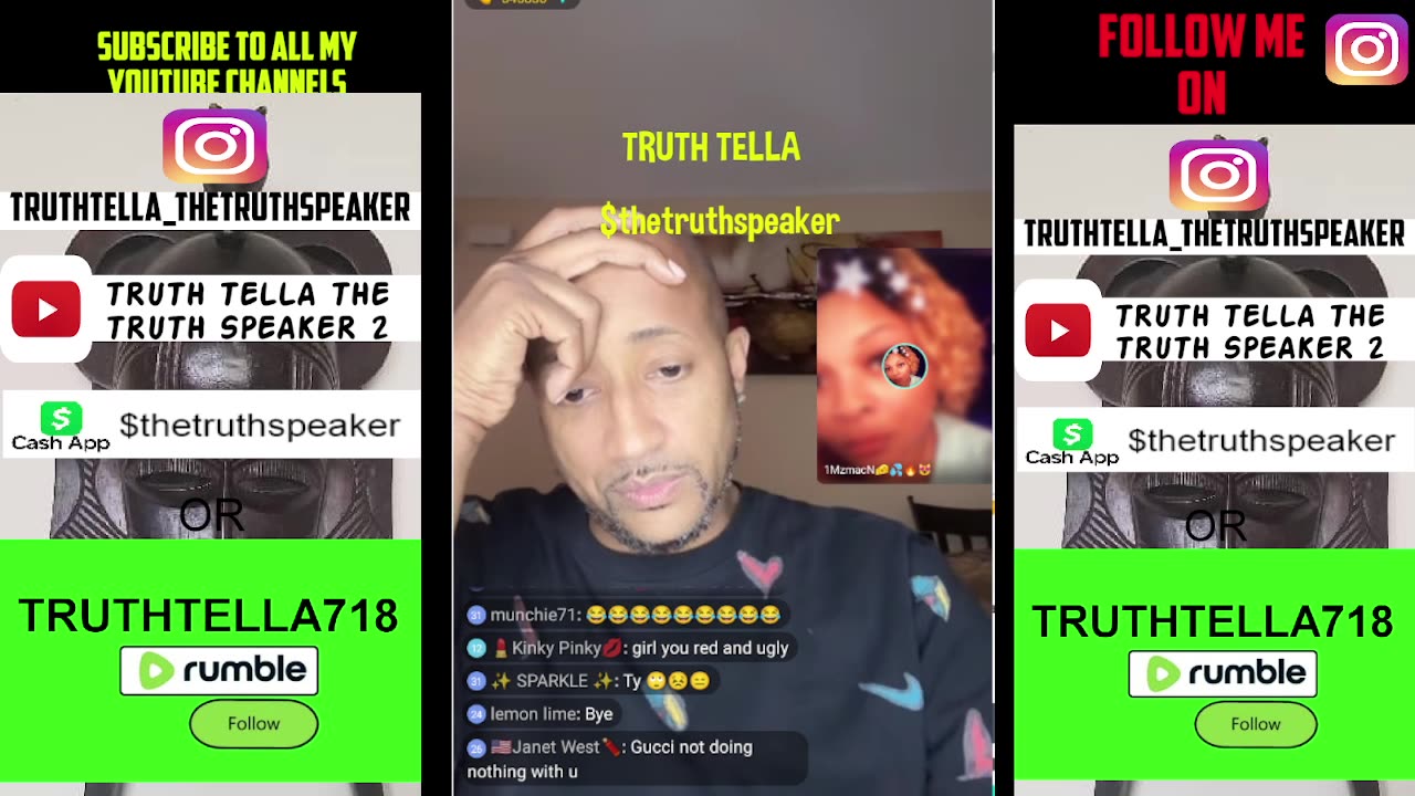 CHESTER MOLESTER TRINA B GOING IN ON NONY AFTET SHE QUITS HIS SHOW PART 2