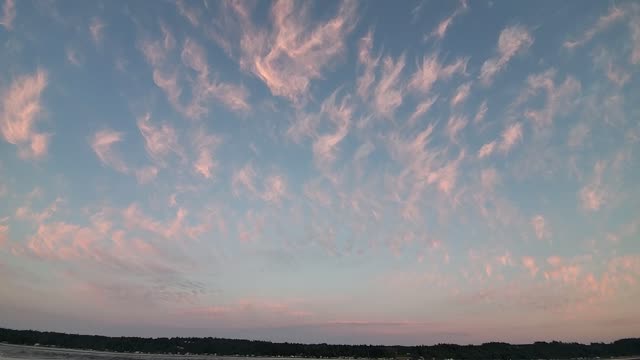 Cool evening clouds