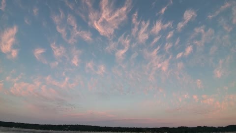 Cool evening clouds