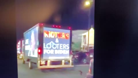 Box trucks with adds
