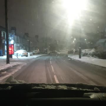 Snowing on Birmingham Tipton England 🇬🇧