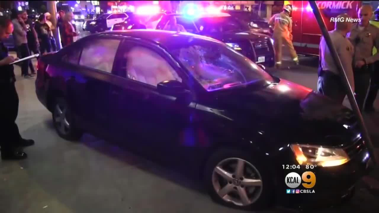 Car With Lyft Sticker Barrels Into Crowd At Nightclub; 4 Injured