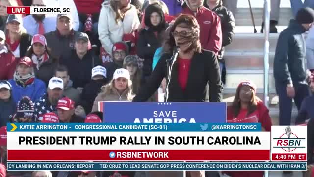 Full Katie Arrington Speech at the Save America Rally in Florence SC 3/12/22