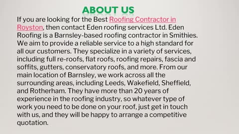 The best Roofing Contractor in Royston