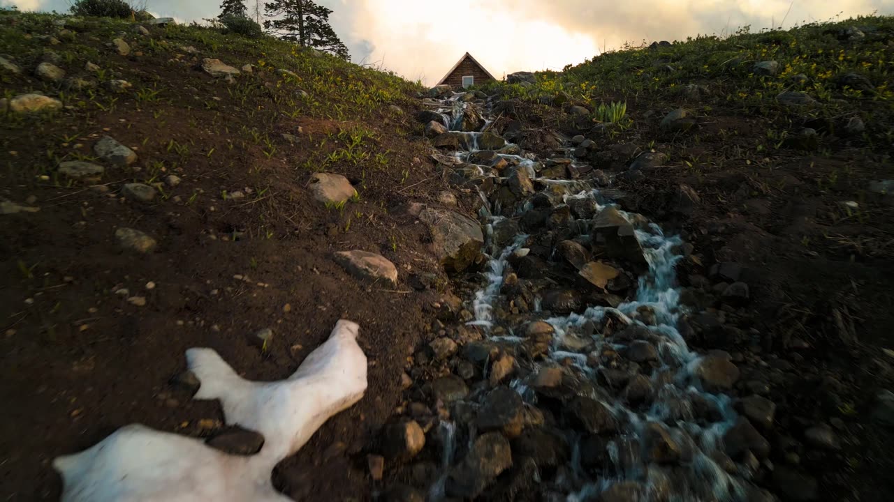 Cabin Waterfall