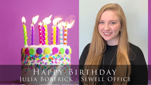 Happy birthday to Julia Boberick