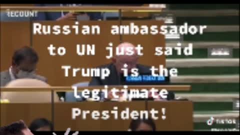 RUSSIA MAKES STATEMENT ON 2020 U.S. ELECTION